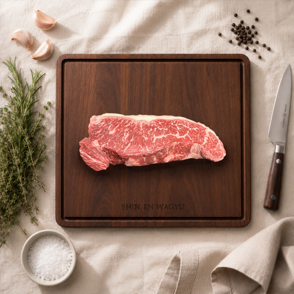 [AUW-21420017] Wagyu NY Strip Steak MS6/7