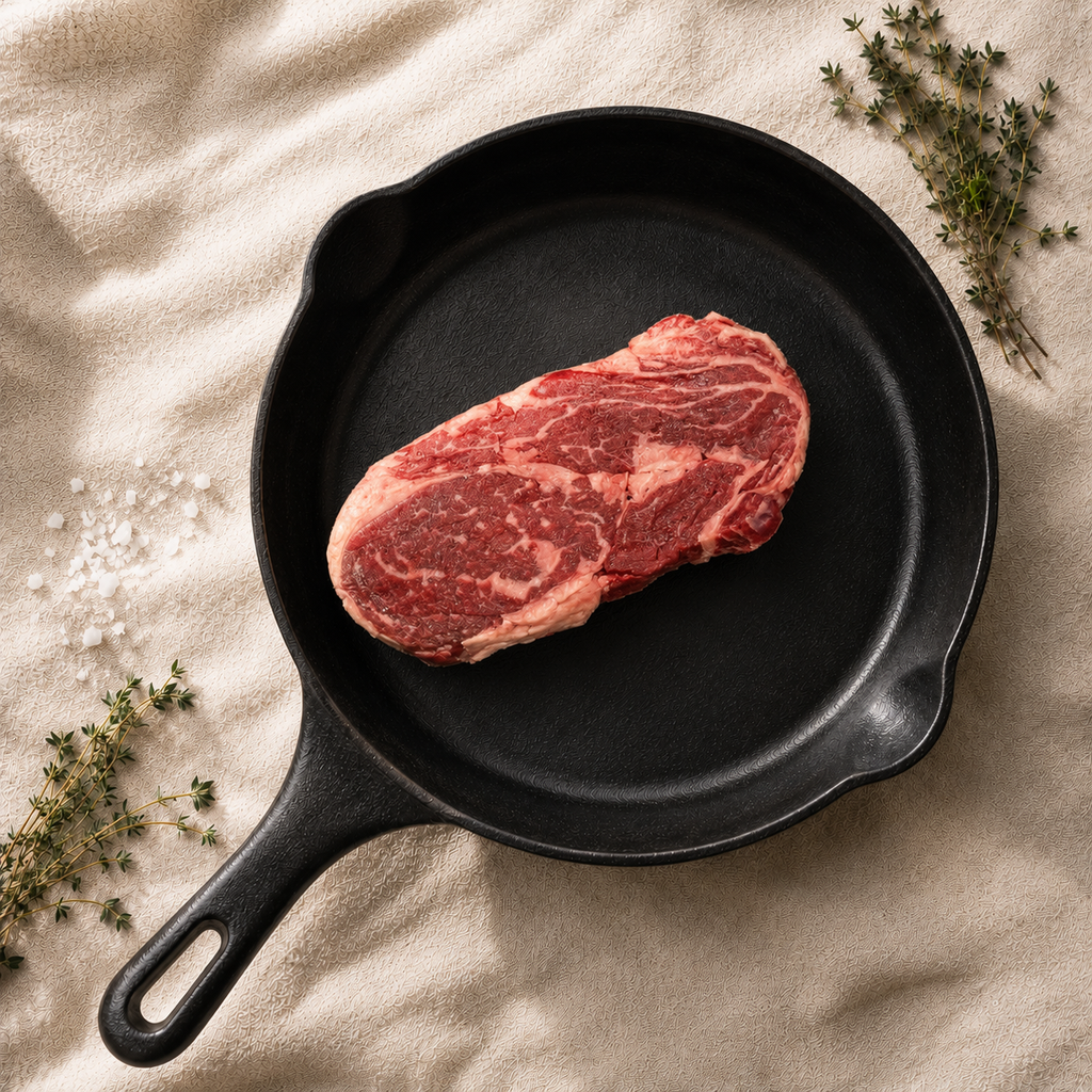 [AUA-22430013] Wagyu x Angus Ribeye Steak MS3